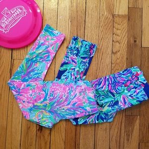 Bundle of 2 Lilly Pulitzer Leggings - sz 6-7